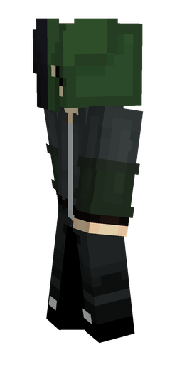 Black skin: body, left side render
