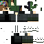 Black skin: raw texture render