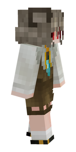 Brown skin: body, right side render