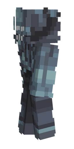 Black skin: body, left side render