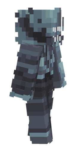 Black skin: body, right side render