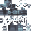 Black skin: raw texture render