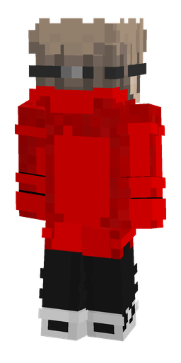 Black skin: body, back render