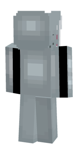 Blue skin: body, back render