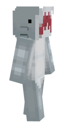 Blue skin: body, right side render