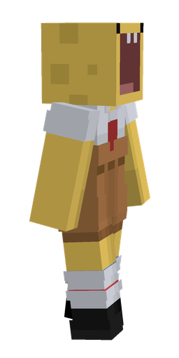 Blue skin: body, right side render