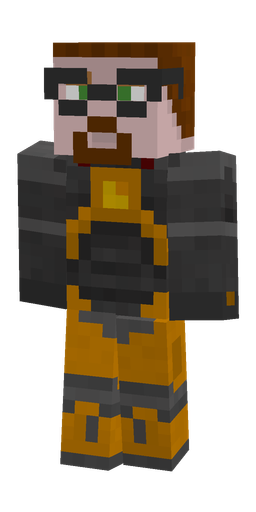 Black skin: body, front render