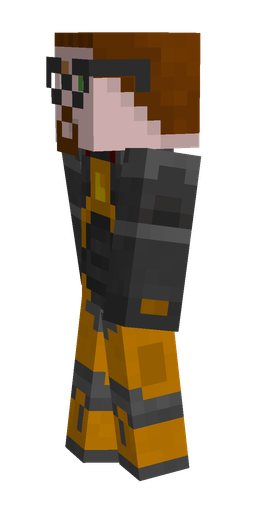 Black skin: body, left side render