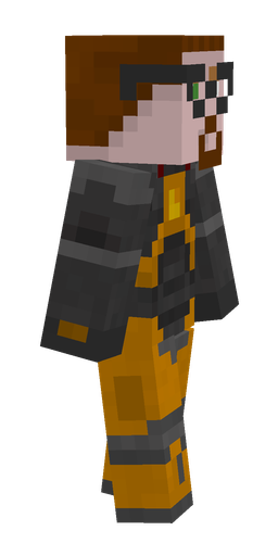 Black skin: body, right side render