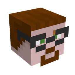 Black skin: head render