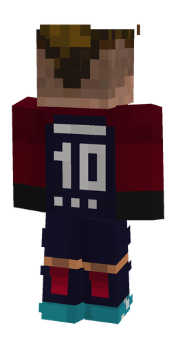 Black skin: body, back render