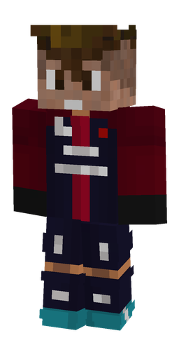 Black skin: body, front render