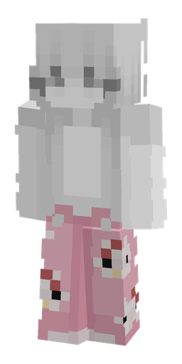 Pink skin: body, front render