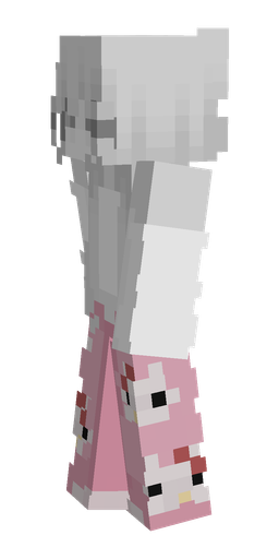 Pink skin: body, left side render