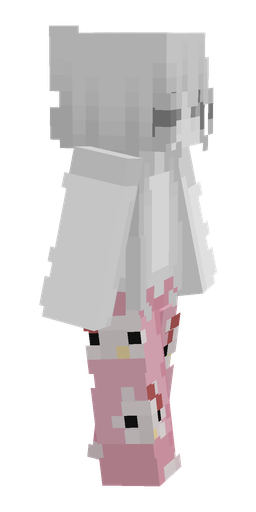 Pink skin: body, right side render