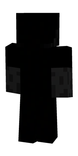 Black skin: body, back render