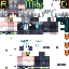 Black skin: raw texture render