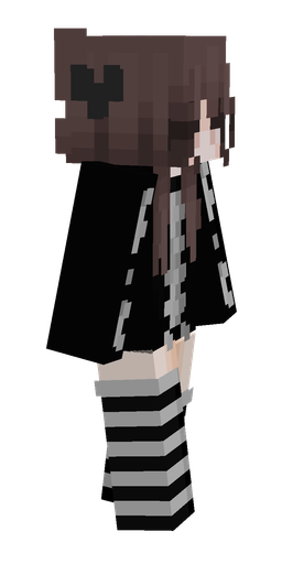 Black skin: body, right side render