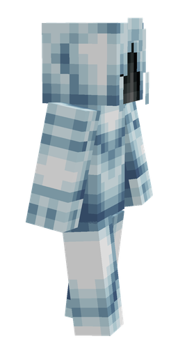 Blue skin: body, right side render