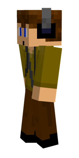 Black skin: body, left side render