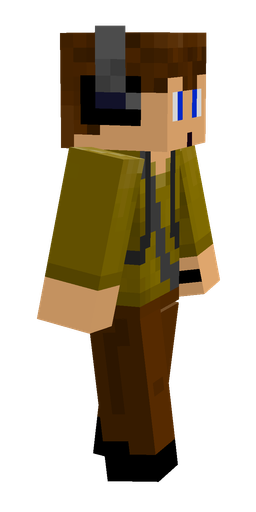 Black skin: body, right side render