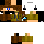 Black skin: raw texture render