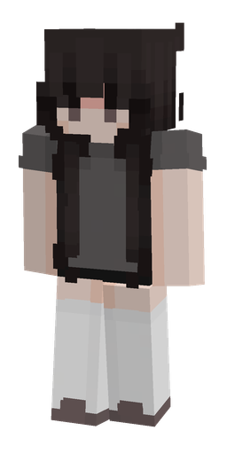 Black skin: body, front render