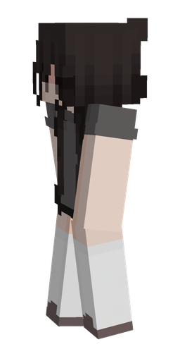 Black skin: body, left side render