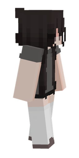 Black skin: body, right side render