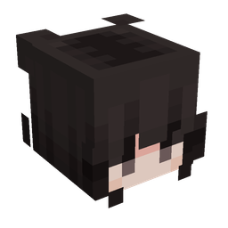Black skin: head render