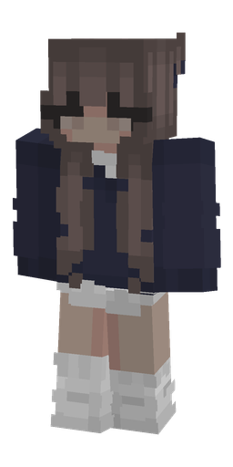 Blue skin: body, front render