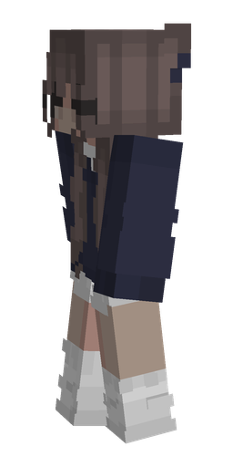 Blue skin: body, left side render