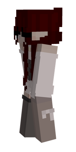 Black skin: body, left side render