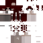 Black skin: raw texture render