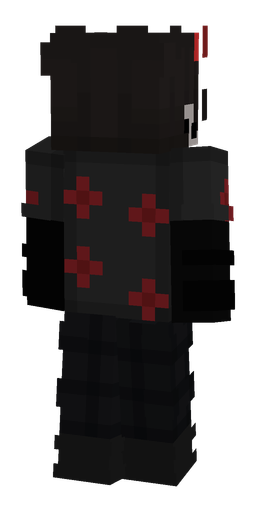 Black skin: body, back render