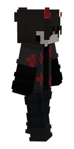 Black skin: body, right side render