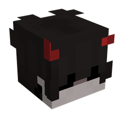 Black skin: head render