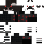 Black skin: raw texture render