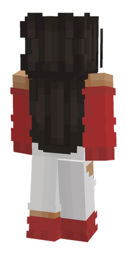 Black skin: body, back render