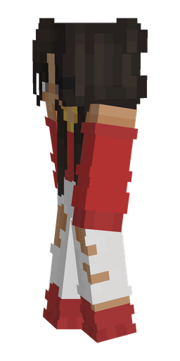 Black skin: body, left side render