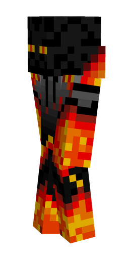 Black skin: body, left side render