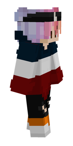 Black skin: body, right side render
