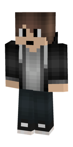 Black skin: body, front render