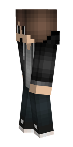 Black skin: body, left side render