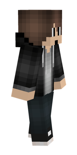 Black skin: body, right side render