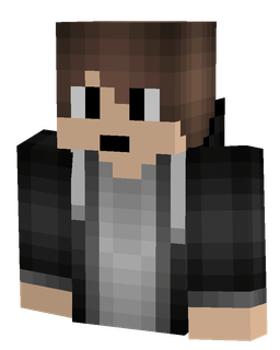 Black skin: bust render