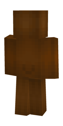 Brown skin: body, back render