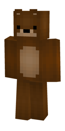 Brown skin: body, front render