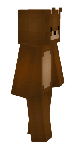 Brown skin: body, right side render