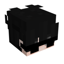 Black skin: head render